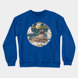 Le Great Sphinx Of Giza: Dreamy Time Travel Crewneck Sweatshirt